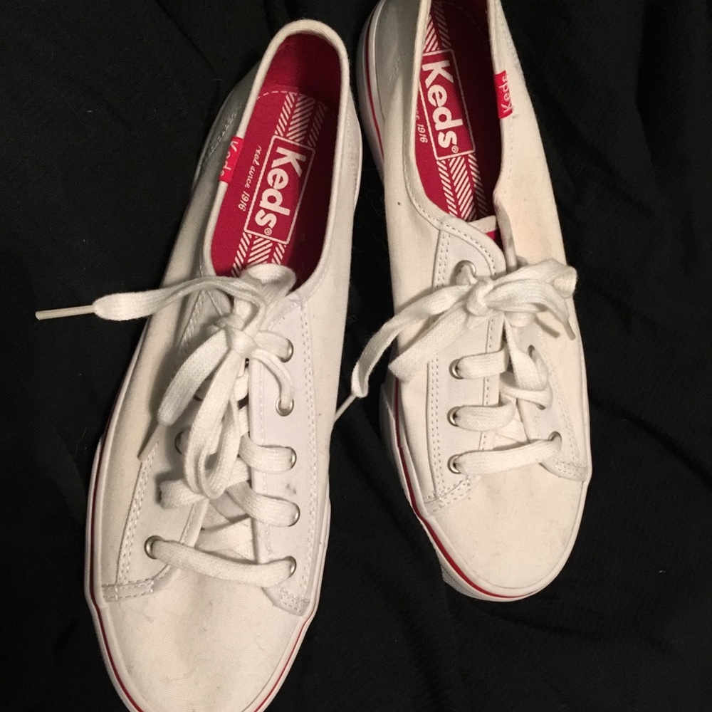 New Keds size 7.5 white & red